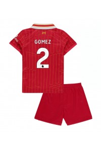 Liverpool Joe Gomez #2 Babytruitje Thuis tenue Kind 2024-25 Korte Mouw (+ Korte broeken)